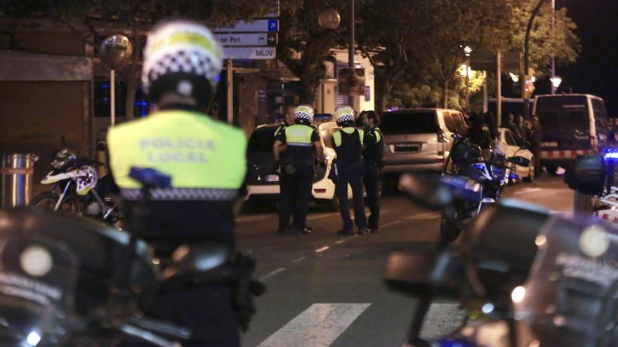 Einsatzkräfte in Cambrils.