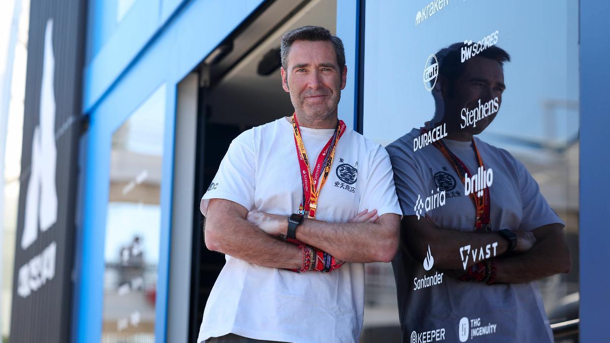 Felipe Martín, director de Medios, Marketing y Patrocinios de Banco Santader, durante el pasado GP de España