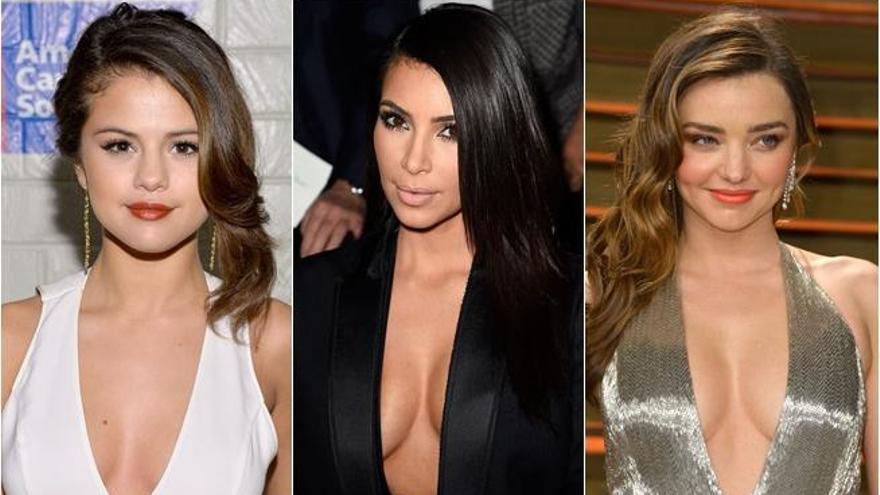 Selena Gomez, Kim Kardashian y Miranda Kerr