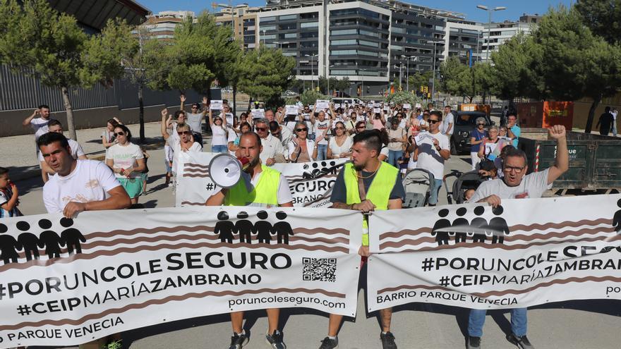 Las familias del colegio María Zambrano volverán a salir a la calle el 6 de septiembre