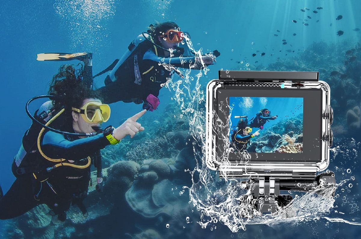 Captura los mejores vídeos de vacaciones con la cámara acuática más vendida  en