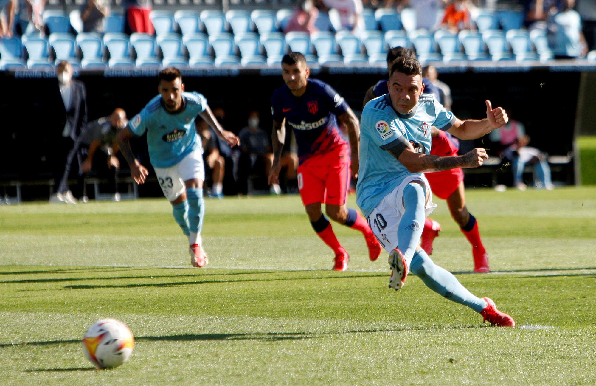 El Celta-Atlético, en imágenes