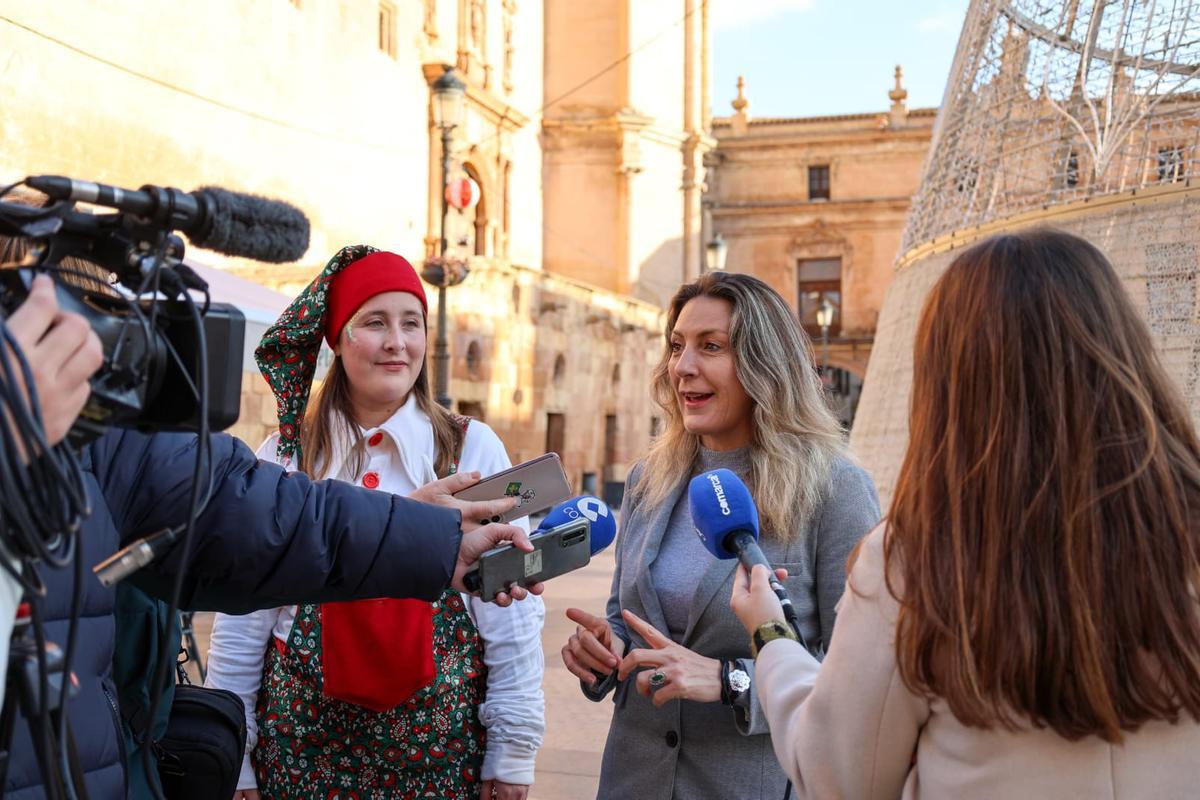 María de las Huertas García durante la presentación del evento.