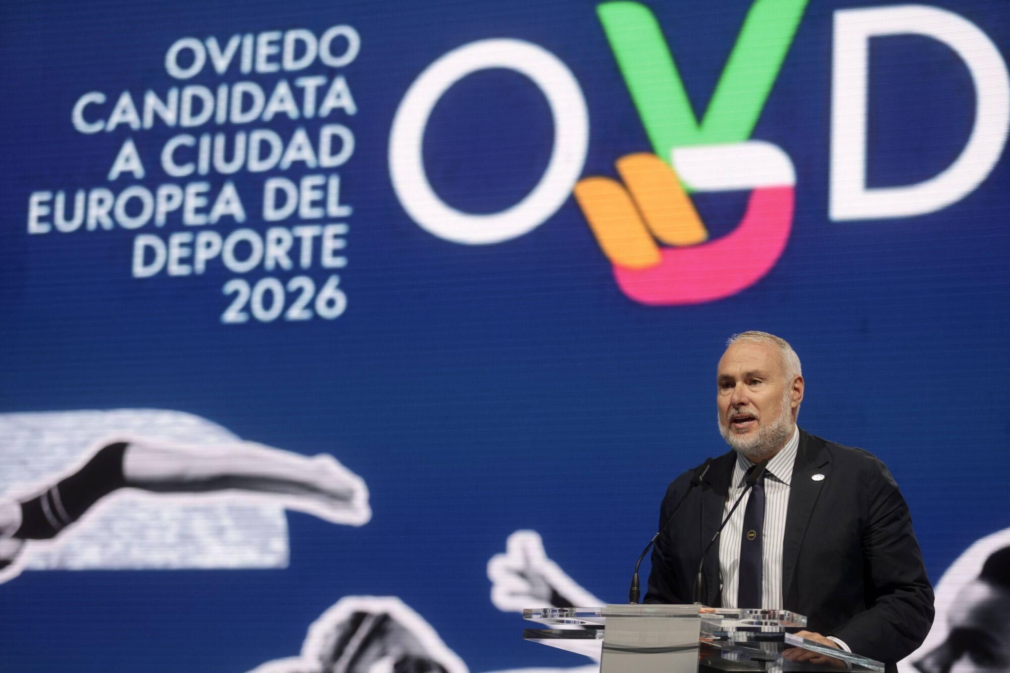 El Palacio de los Deportes de Oviedo, escenario del examen final para ser Ciudad Europea del Deporte