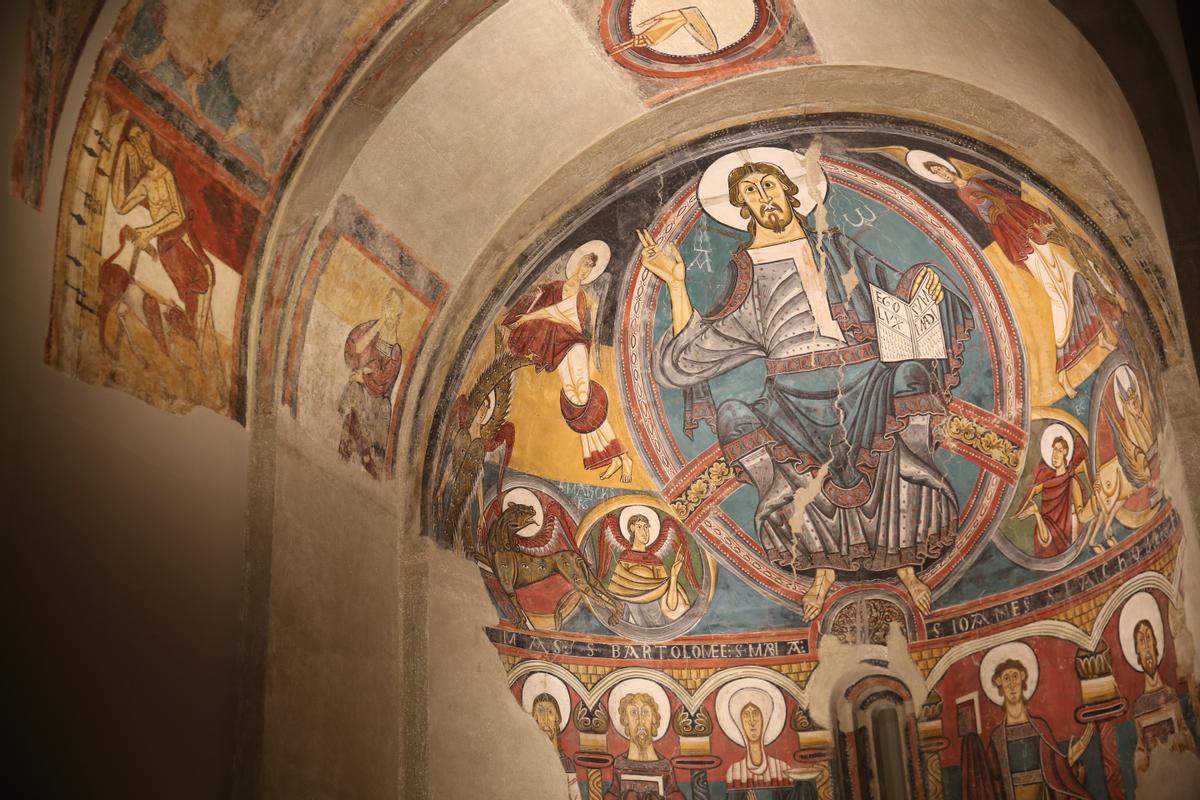Frescos del ábside de Sant Climent de Taüll (MNAC)