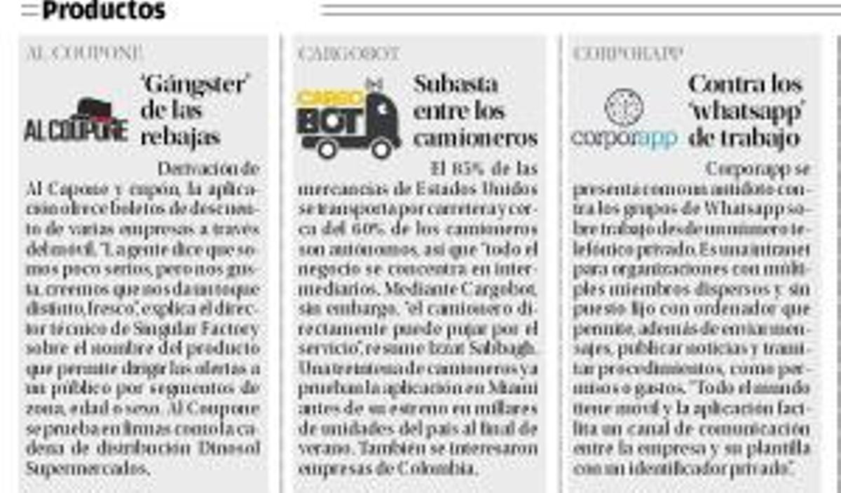 La fábrica de las aplicaciones