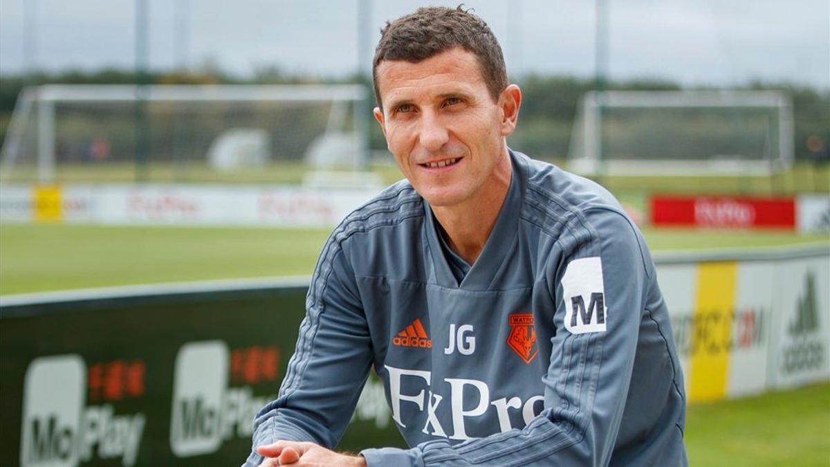 Javi Gracia posa para la cámara como un profesional