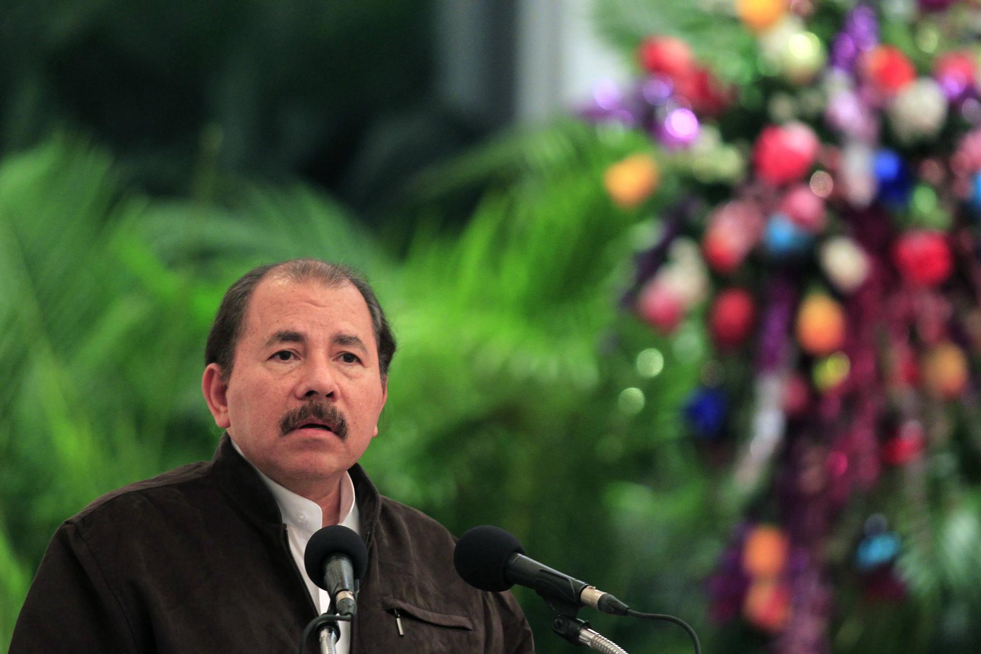 El presidente de Nicaragua, Daniel Ortega (2012).