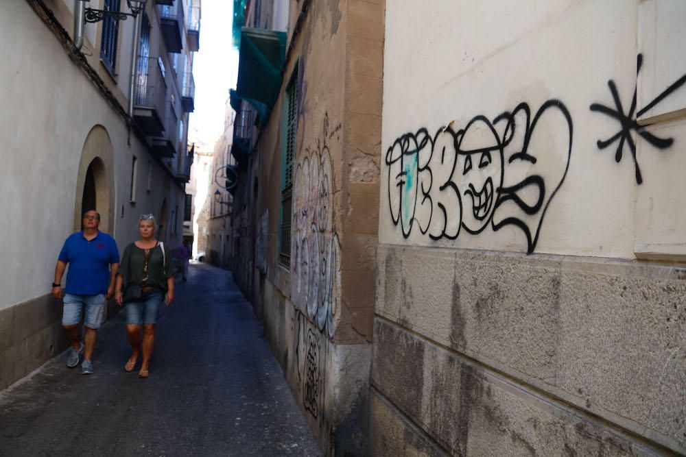 Palma, una ciudad pintarrajeada