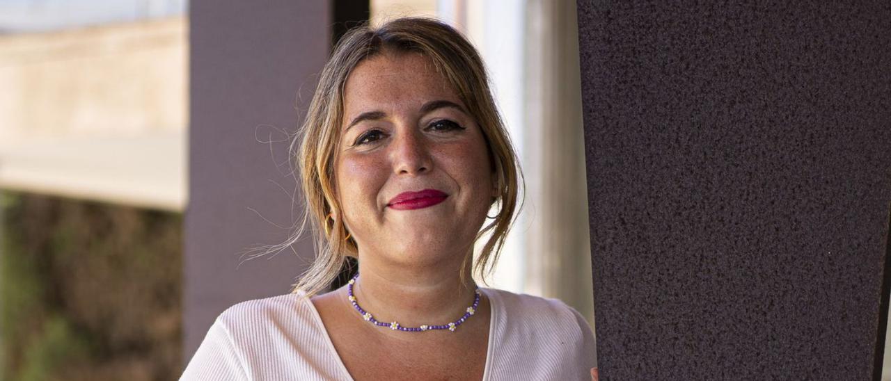 Ángela Rodríguez, ayer, en las instalaciones de Diario de Ibiza. | IRENE VILÀ