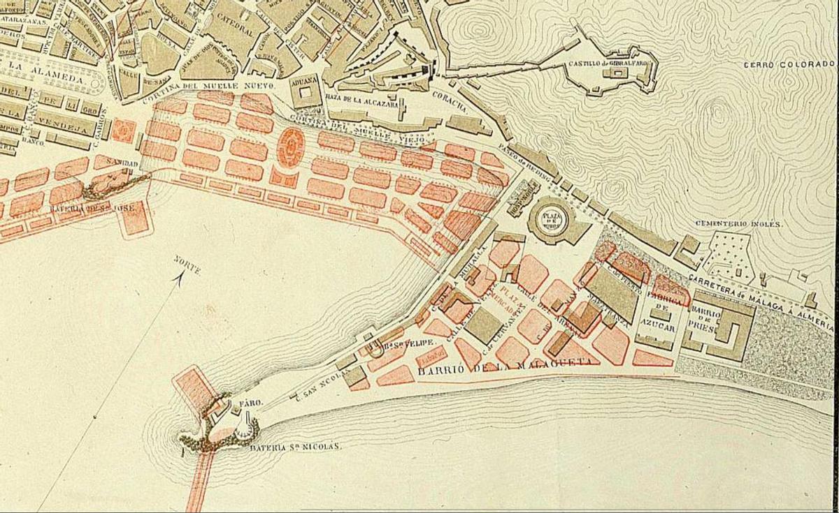Plano de la calle Maestranza 1887