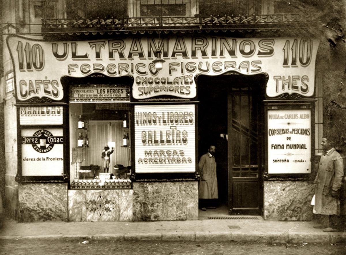 Coloniales ultramarinos de Federico Figueras en 1915