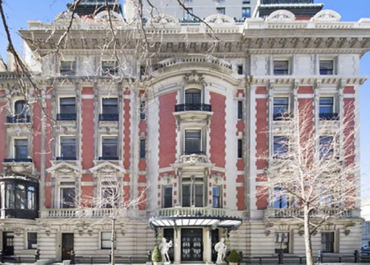 Façana de la casa que Carlos Slim ha posat a la venda a Manhattan.