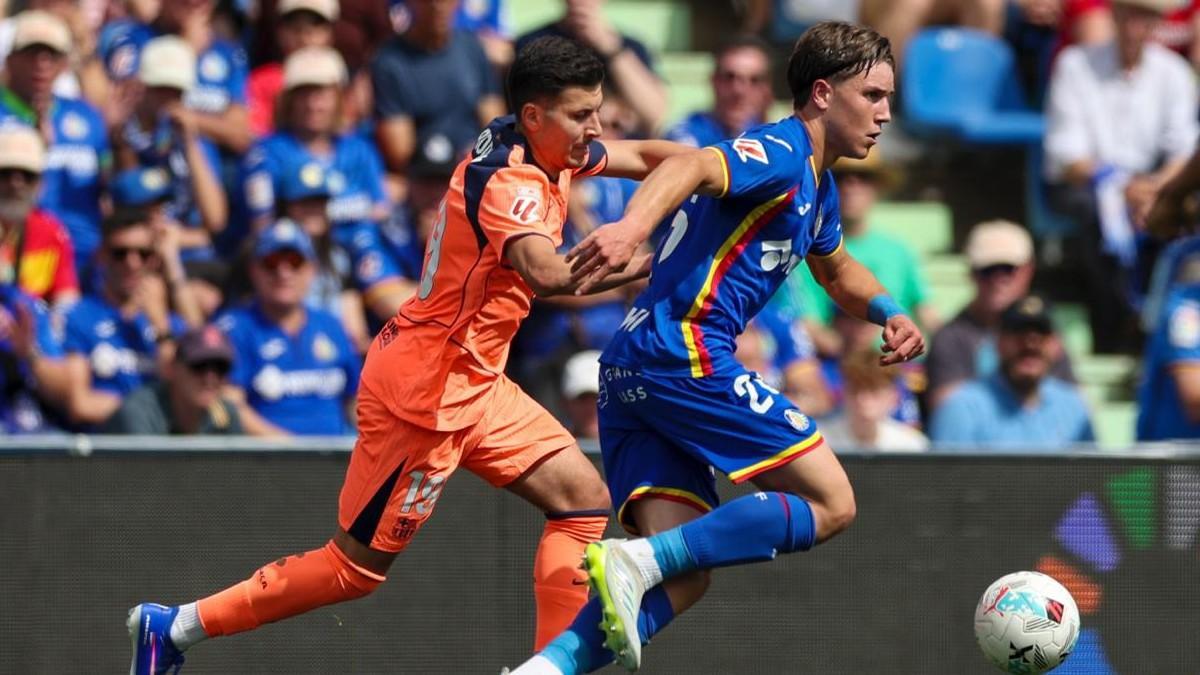 Roony jugó de extremo derecho en Getafe