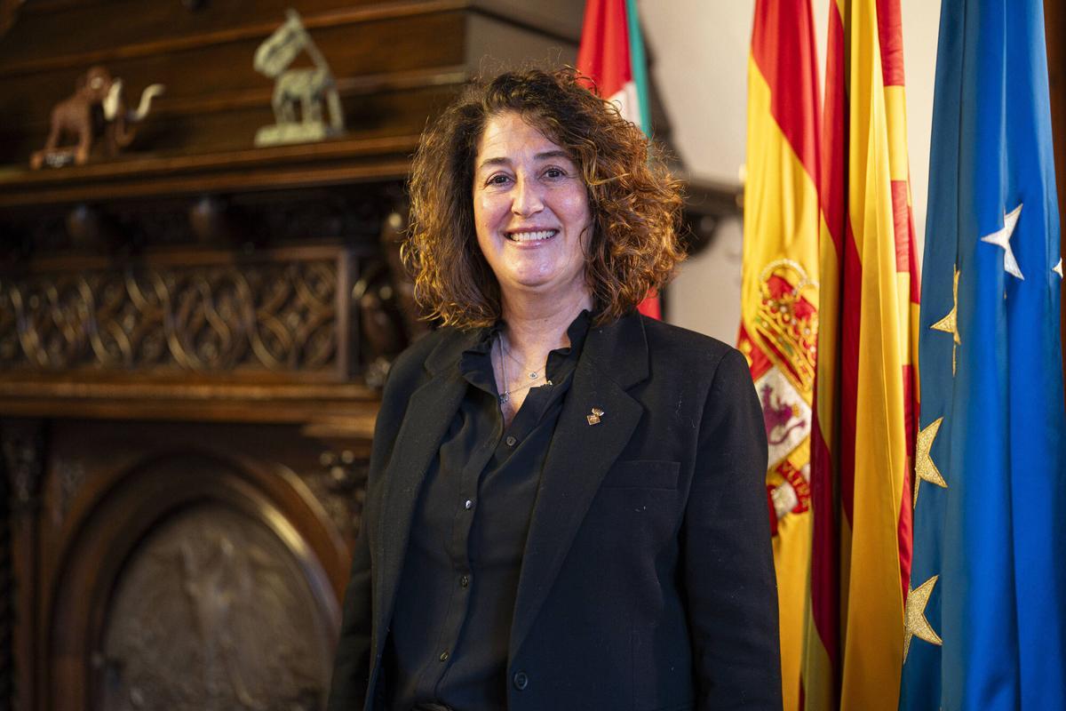 Rertato a la alcaldesa de Viladecans, Olga Morales, en el ayuntamiento de la ciudad / Foto: Irene Vilà Capafons