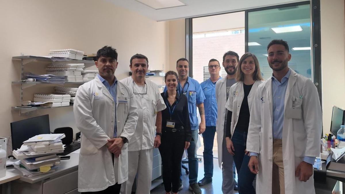 Profesionales del comité molecular de tumores del Hospital Doctor Negrín.