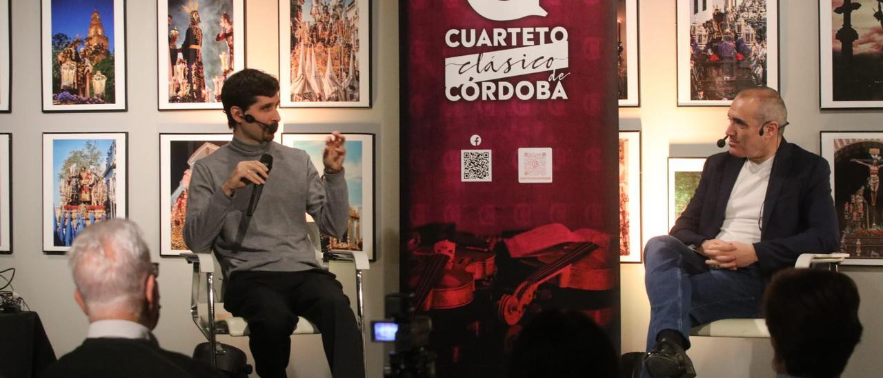 Charla coloquio sobre el Cuarteto Clásico de Córdoba.