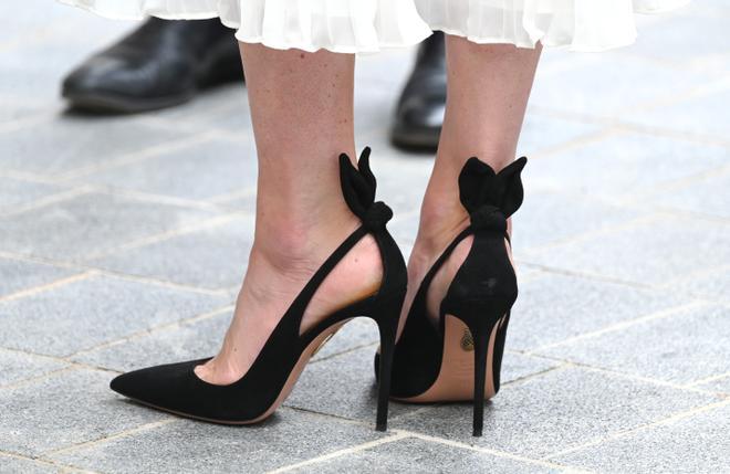 Los zapatos 'Bow tie' de Aquazzura que comparten Kate Middleton y Meghan Markle