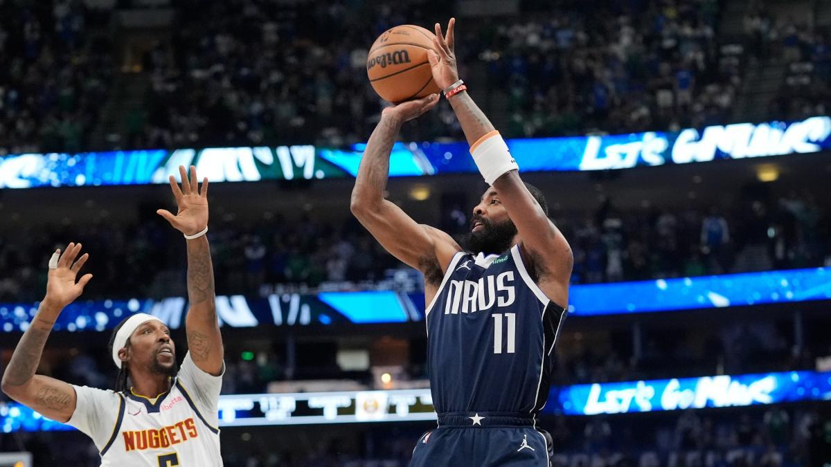 Kyrie Irving dio la victoria sobre la bocina a Dallas frente a los vigentes campeones de la NBA