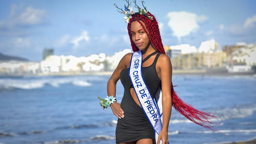 Candidatas a Reina del Carnaval de Las Palmas de Gran Canaria: Marjorie Ama (CIFP Cruz de Piedra)