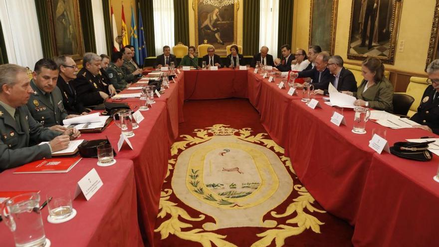 Junta Local de Seguridad en Gijón en mayo del pasado año