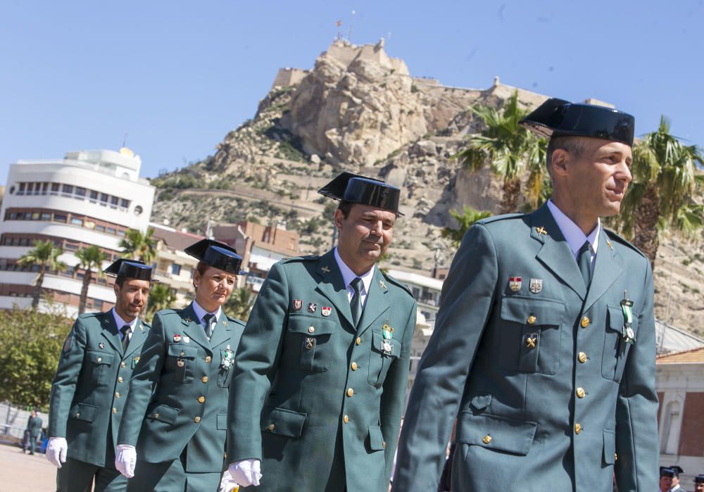 Acto institucional del 175 aniversario de la Guardia Civil en Alicante