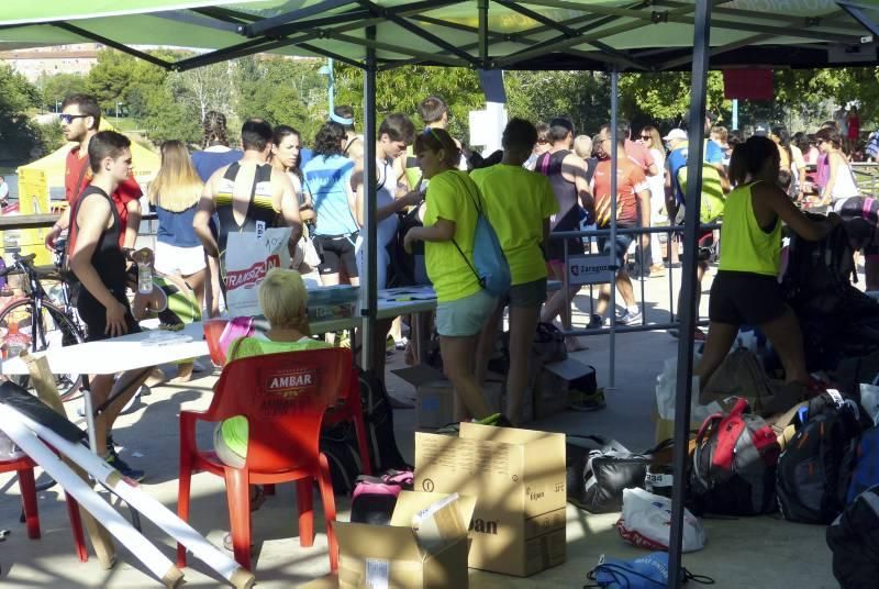 Fotogalería del II Triatlón de Zaragoza