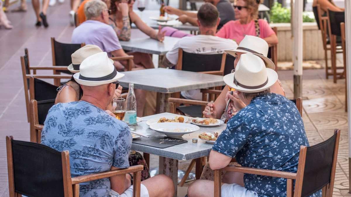 Turistas en las Islas Baleares