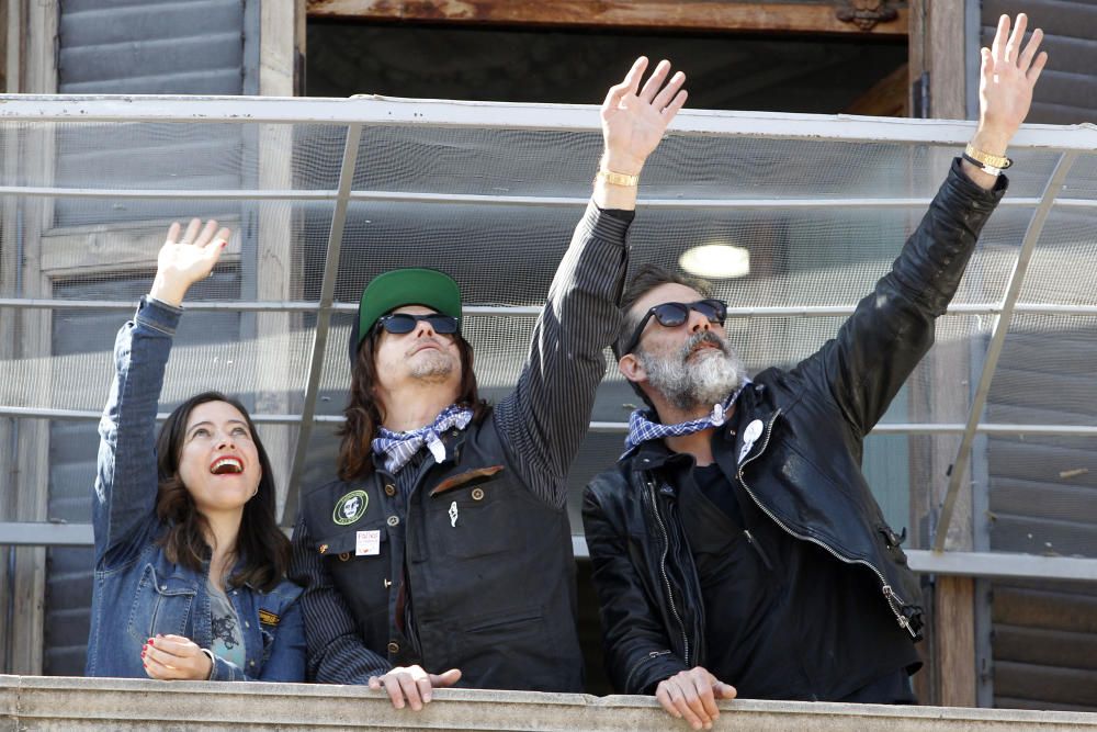 Los actores de 'The Walking Dead' en la mascletà