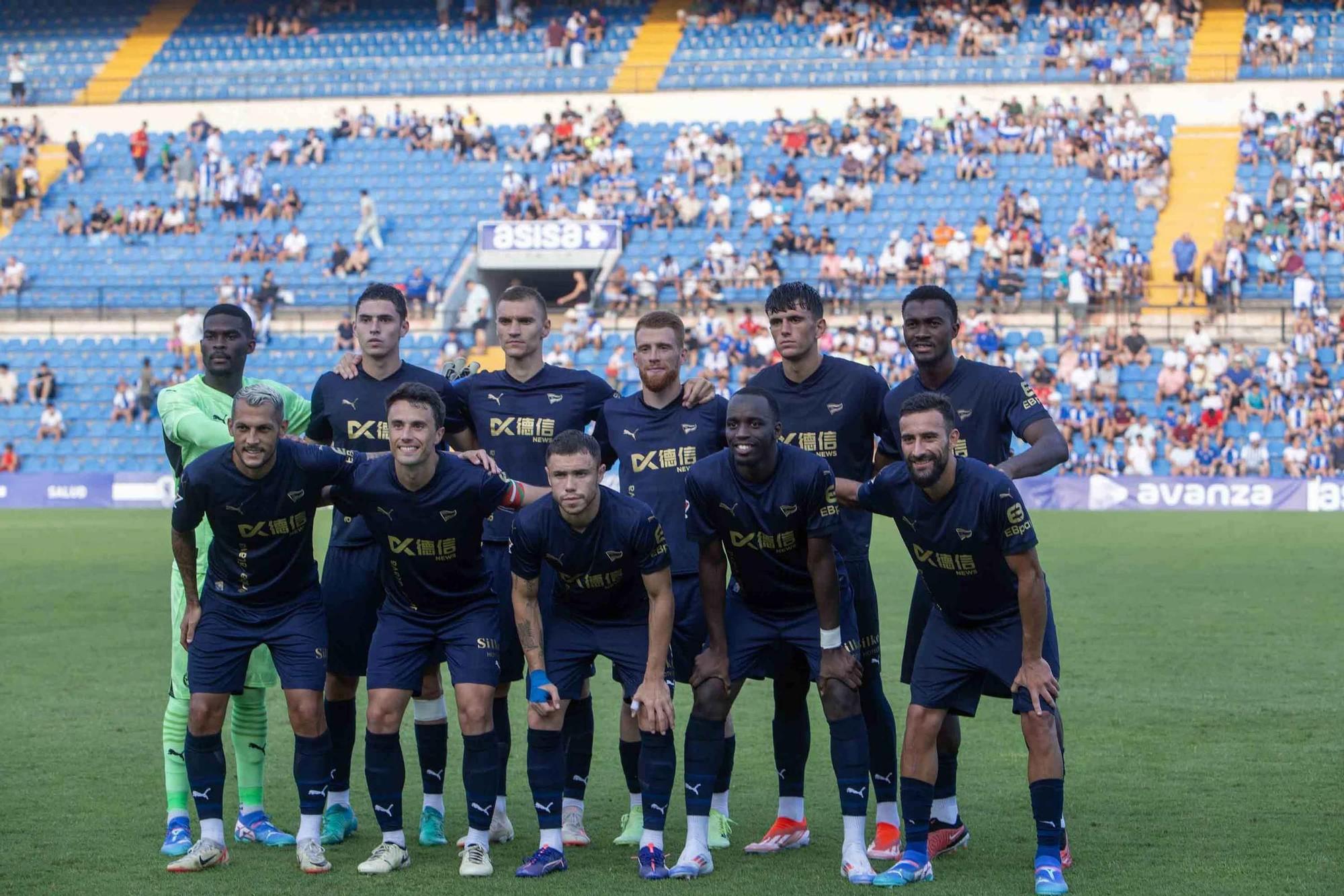 El Hércules celebra el 50 aniversario del Rico Pérez ganando el Trofeo Ciudad de Alicante ante el Alavés