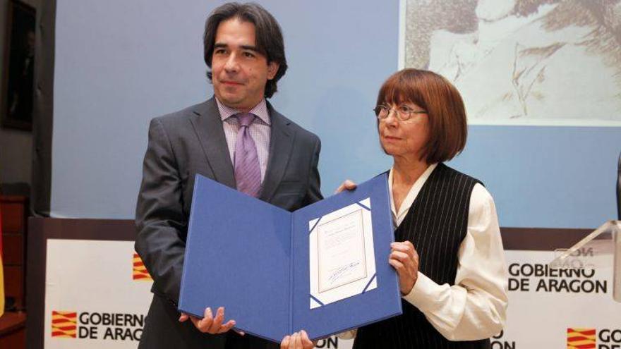 Julia Dorado reivindica la valía de las mujeres artistas al recoger el Aragón Goya