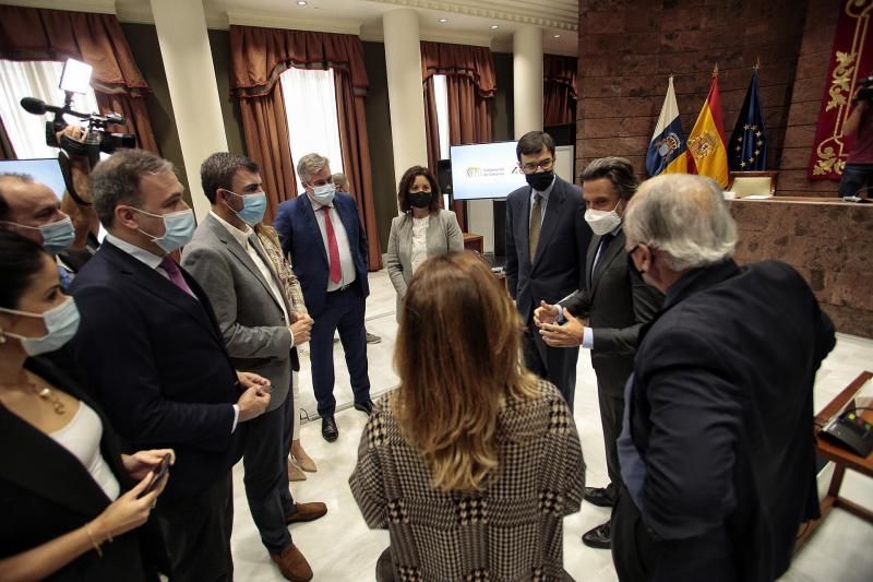 Reunión entre el presidente del Parlamento y el Secretario de Estado para la Unión Europea