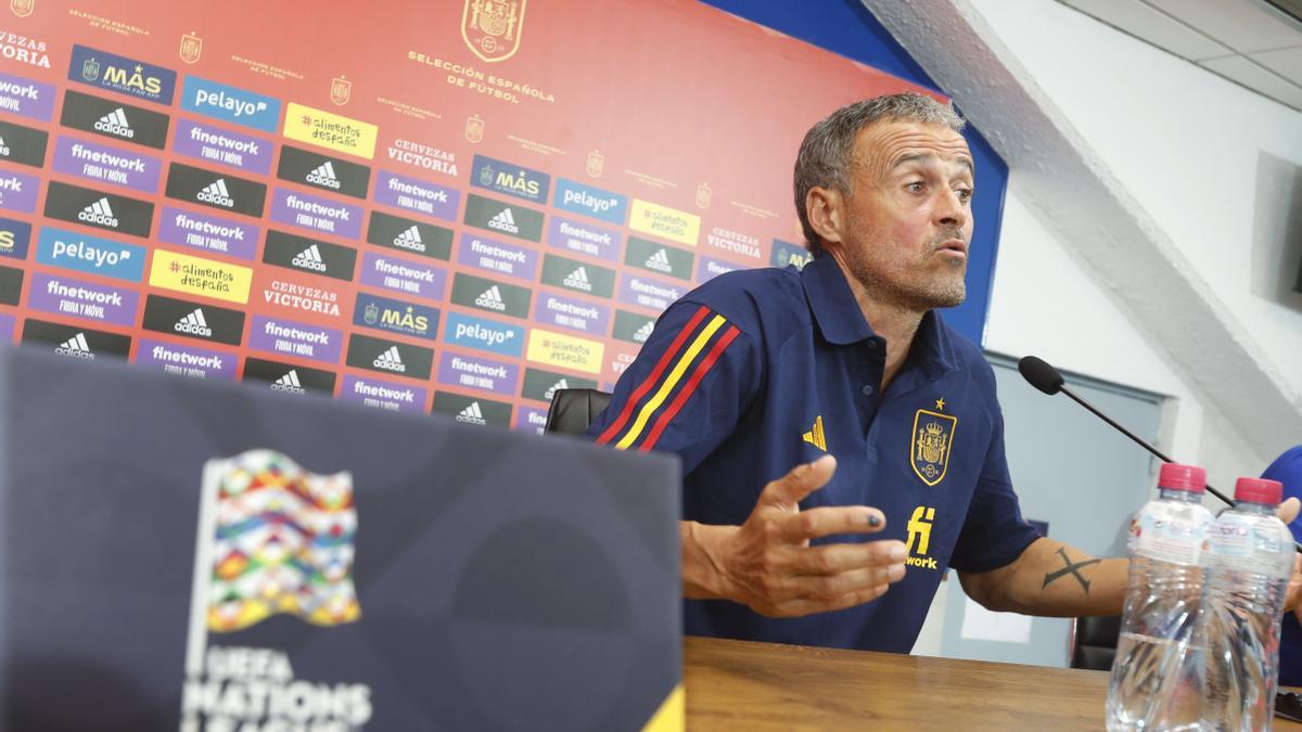 Luis Enrique : "Esta derrota no me genera ninguna duda de cara al Mundial. Ahora hay que analizar el partido y mejorar".