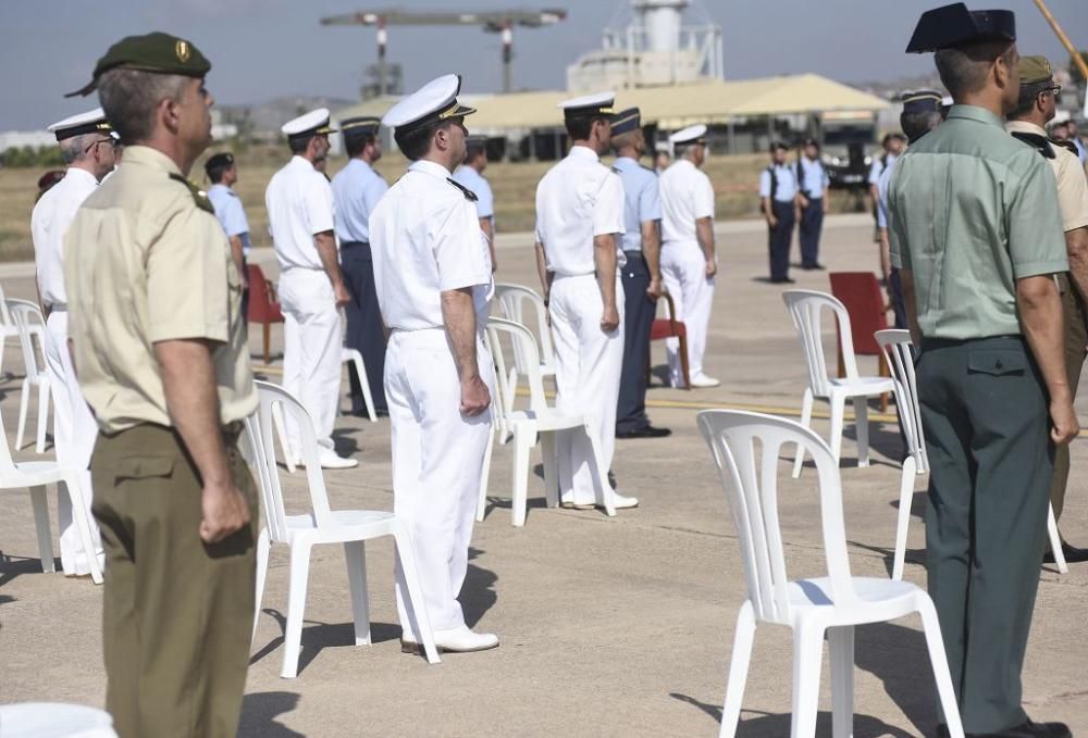 Acto de relevo de mando de la Base Aérea de Alcantarilla