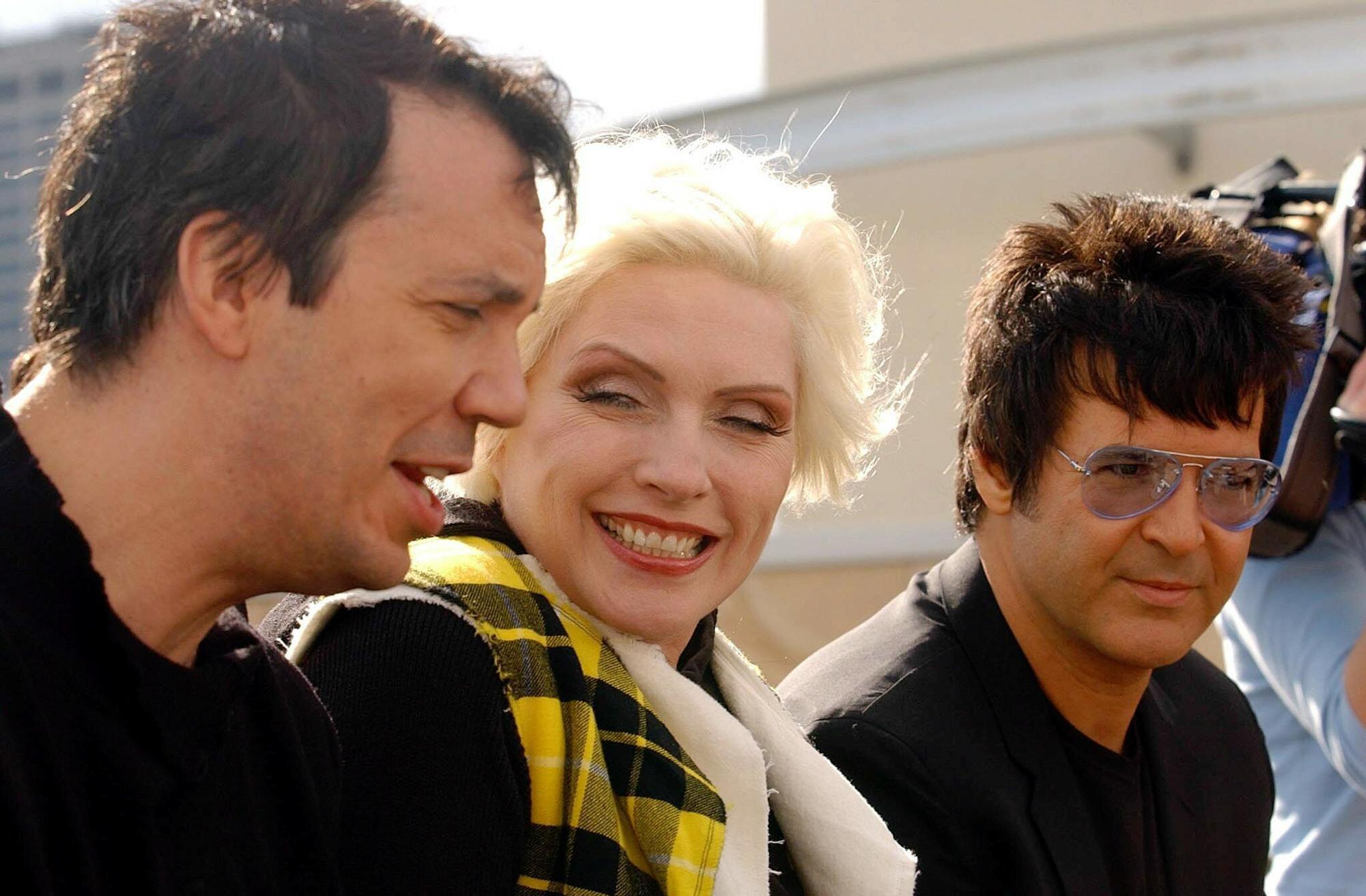 Clem Burke, a la derecha, con los Blondie