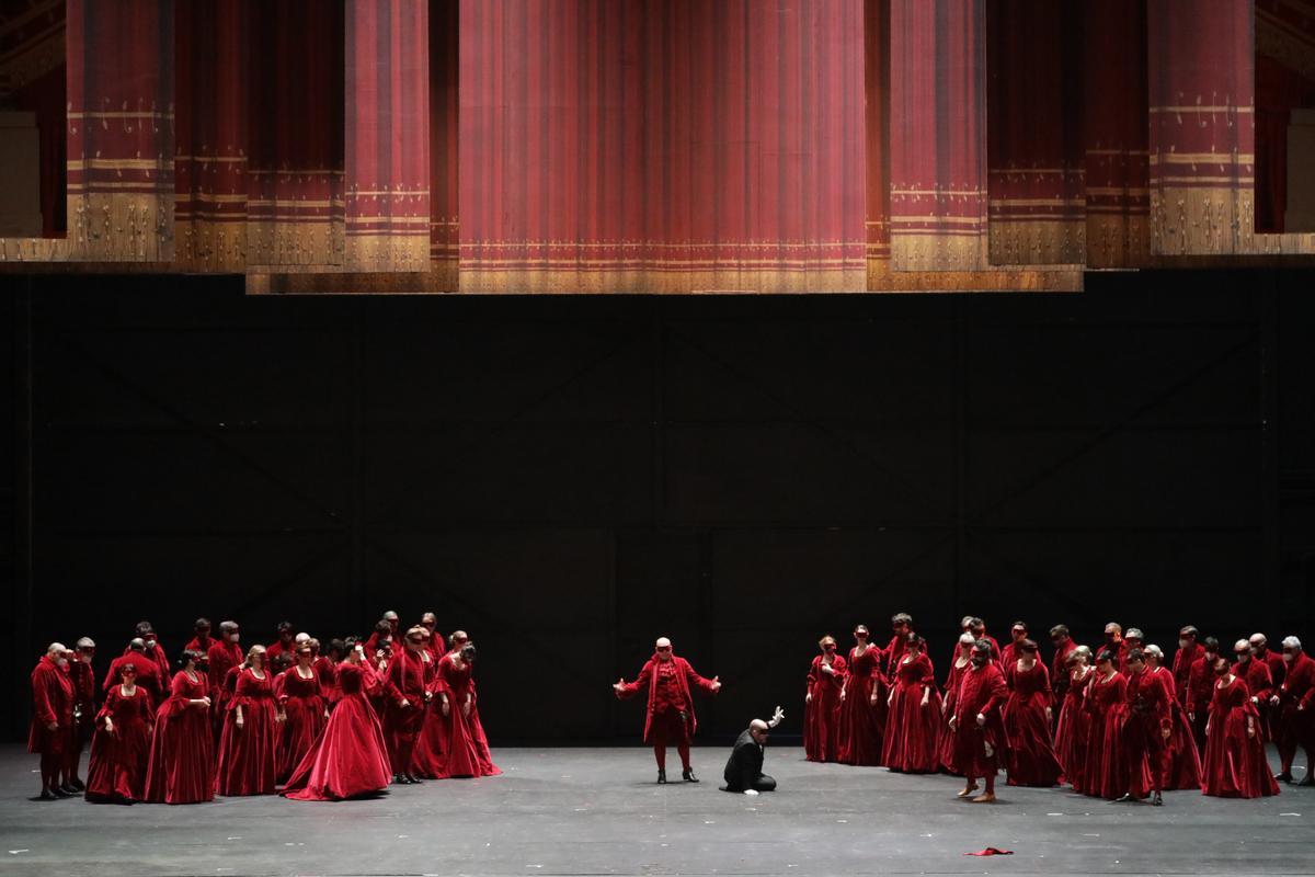 Final del primer acto de 'Don Giovanni' en la Scala.