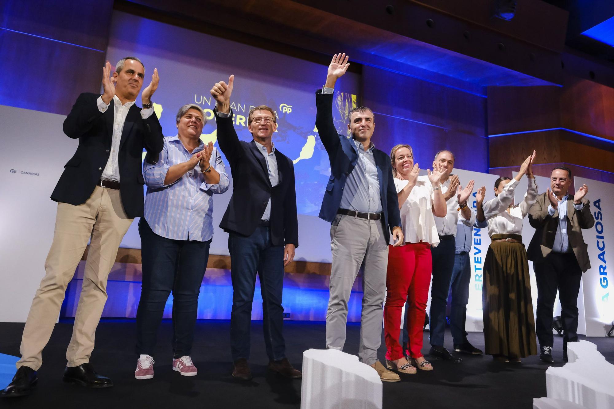 Alberto Núñez Feijóo inaugura la Convención del PP de Canarias