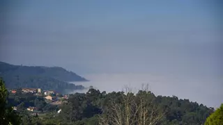 La bruma y las tormentas dan variedad al abrasante menú meteorológico de Galicia