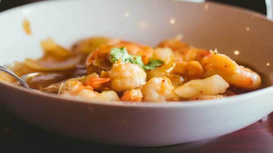 MENÚ NOCHEBUENA | Receta de gambas caramelizadas