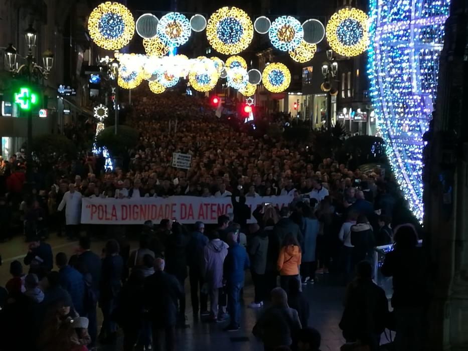 Manifestación en Vigo por la sanidad pública