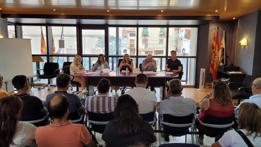 Reunión de la Comisión Ejecutiva Provincial del PSOE de Terle en Martín del Río, ayer. | PSOE