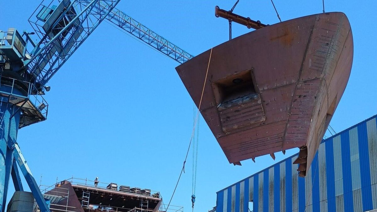 Construcción en Freire Shipyard del «Saputi II», un arrastrero congelador para la armadora canadiense Qikiqtaaluk.
