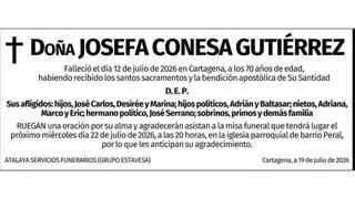 Dª Josefa Conesa Gutiérrez
