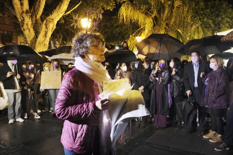 Marcha solidaria en La Laguna por el Día de la Violencia contra la Mujer