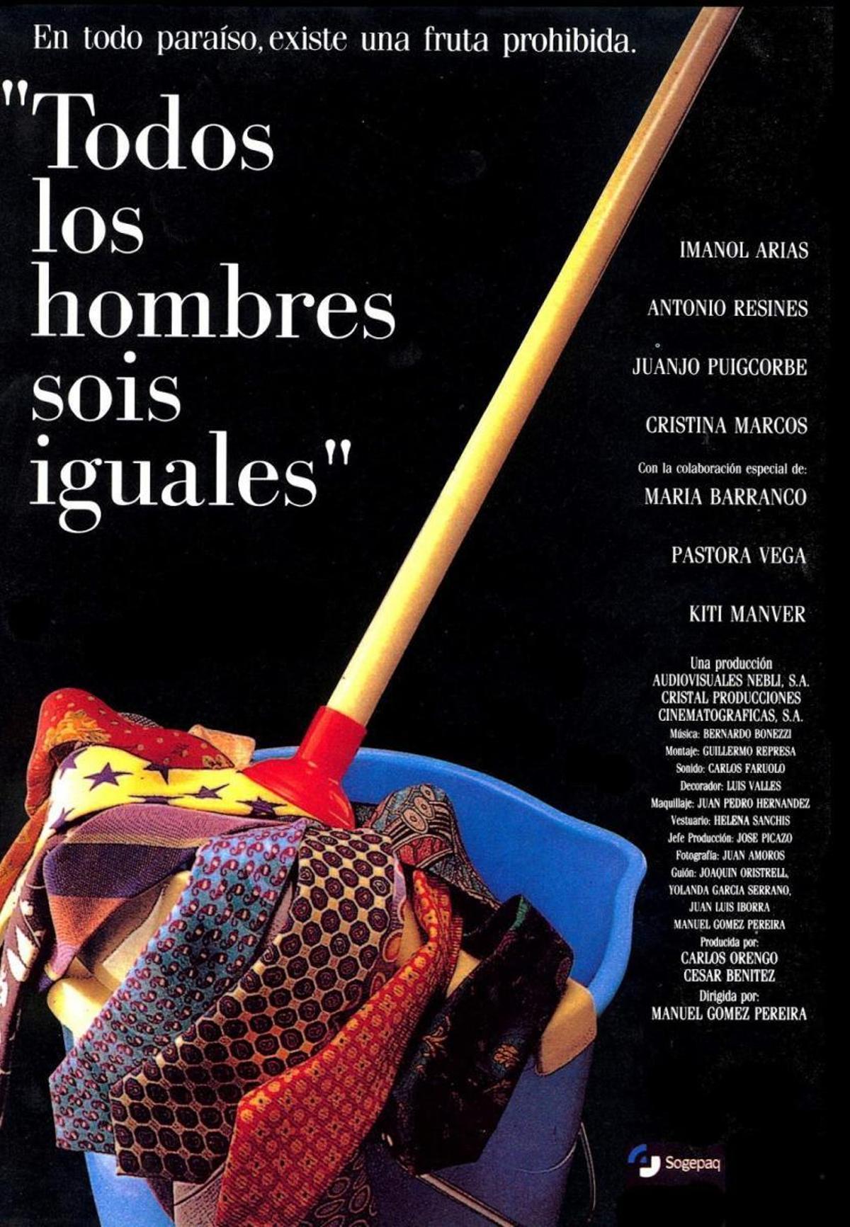Cartel de la película 'Todos los hombres sois iguales'