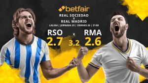 Real Sociedad vs. Real Madrid: horario, TV, estadísticas, clasificación y pronósticos