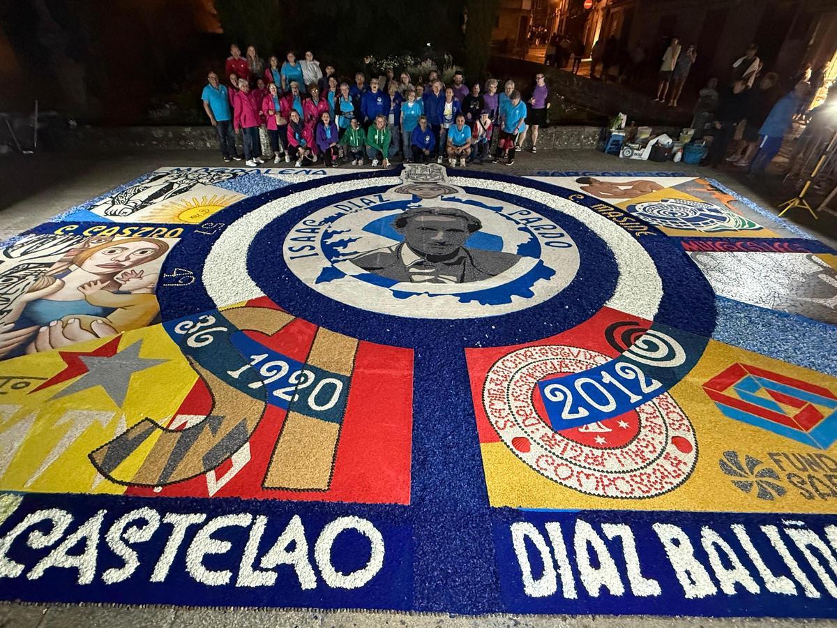 Alfombristas do Morrazo na gran alfombra no corazón de Galicia Alfombristas do Morrazo na gran alfombra no corazón de Galicia