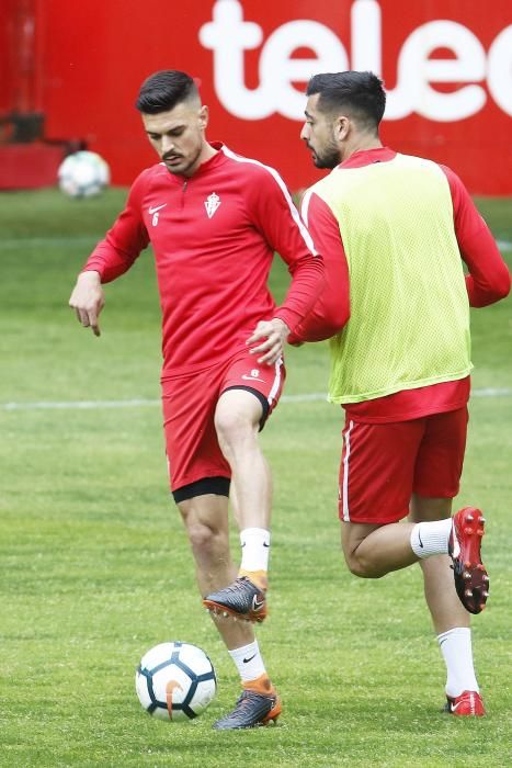 Entrenamiento del Sporting