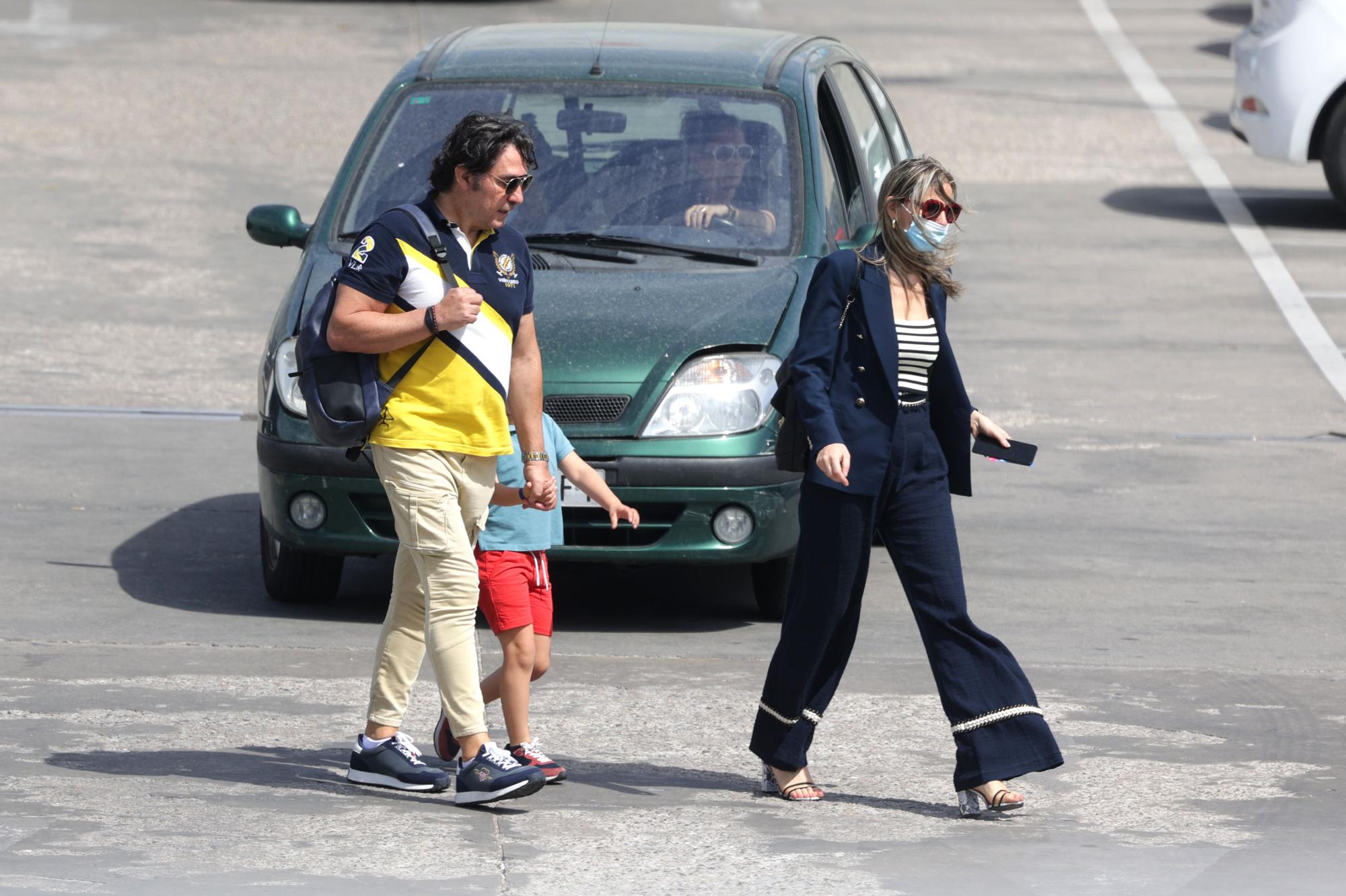 Luis Lorenzo y su pareja, Arancha Palomino.