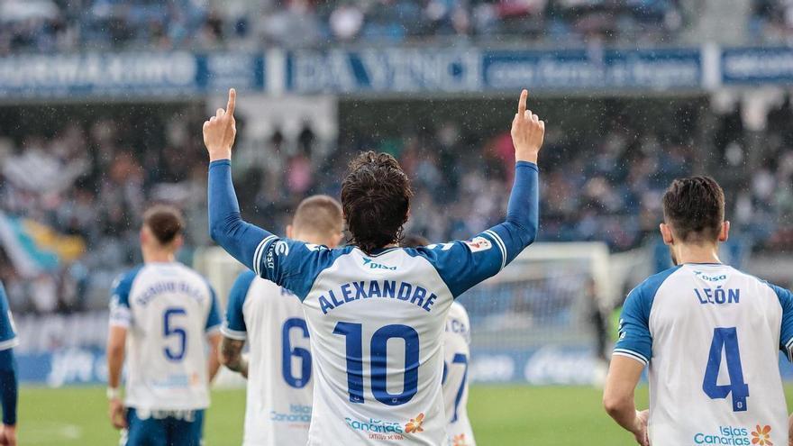 El CD Tenerife y los goles desde la segunda línea